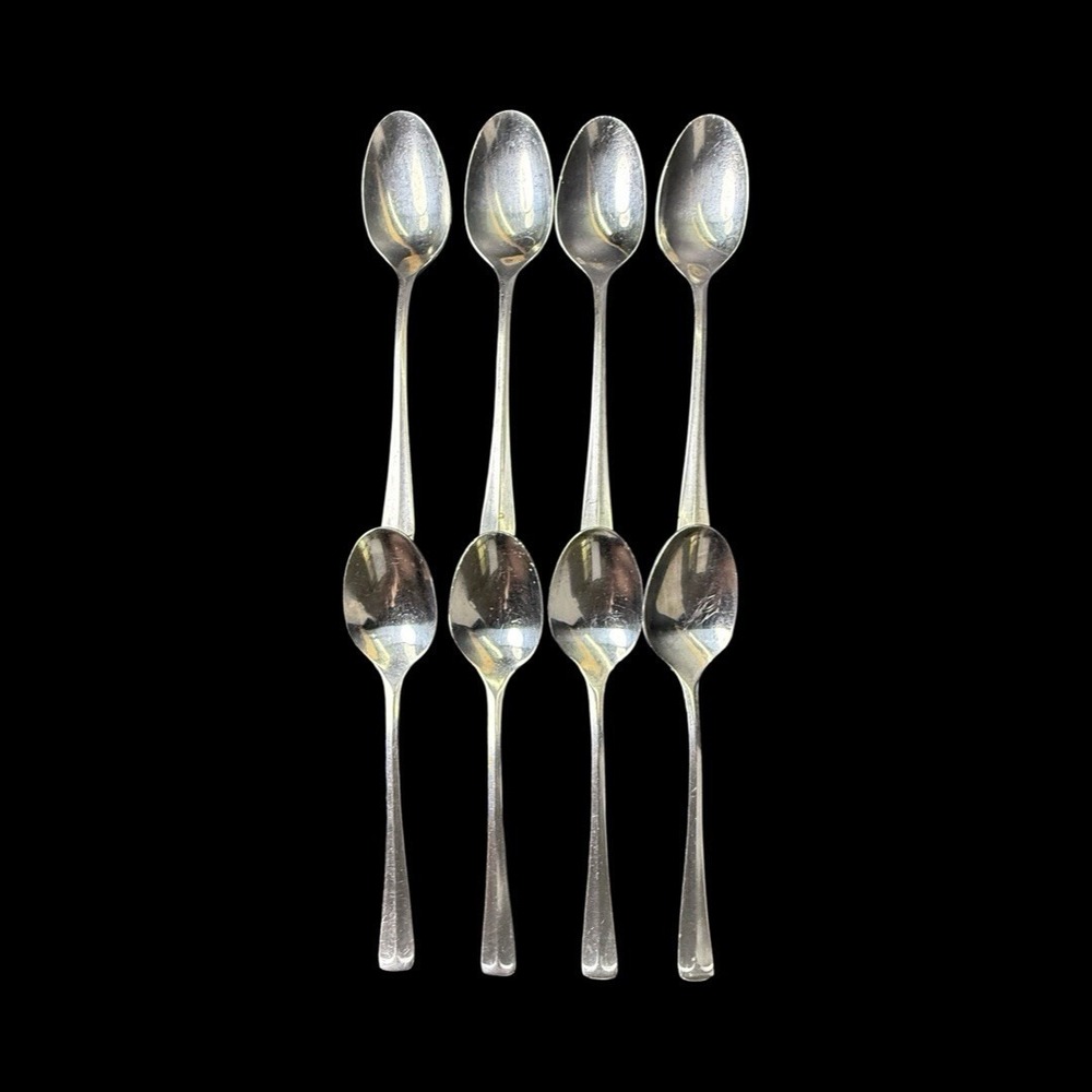 Ekco Eterna Colonial Richmond Flatware Teaspoons Lot‎ Of 8